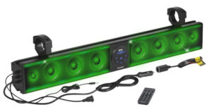 36\" Riot Sound Bar With Rgb 8 Speakers Fits 1.5-2.0\" Bars