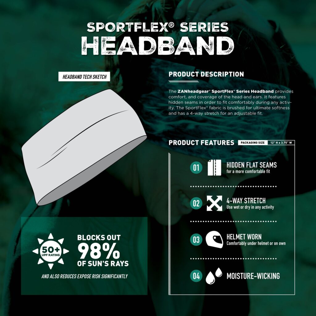 Shop Sportflex headbands by ZanHeadgear at Mancos Motorsports.